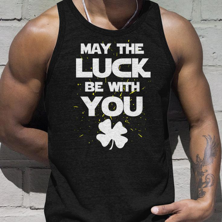 May The Luck Be With You Irish Parody Unisex Tank Top Gifts for Him