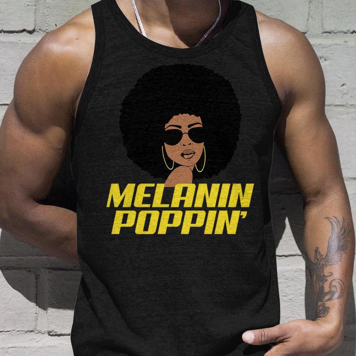 Melanin Poppin Proud African Pride Unisex Tank Top Gifts for Him