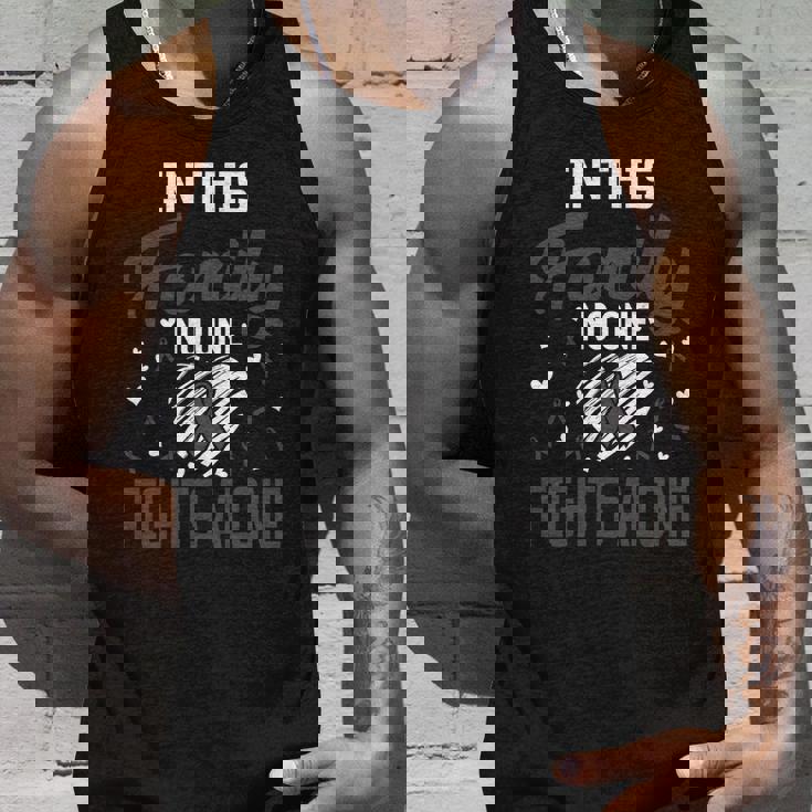 Melanoma Cancer In This Family No One Fights Alone Gift Unisex Tank Top Gifts for Him