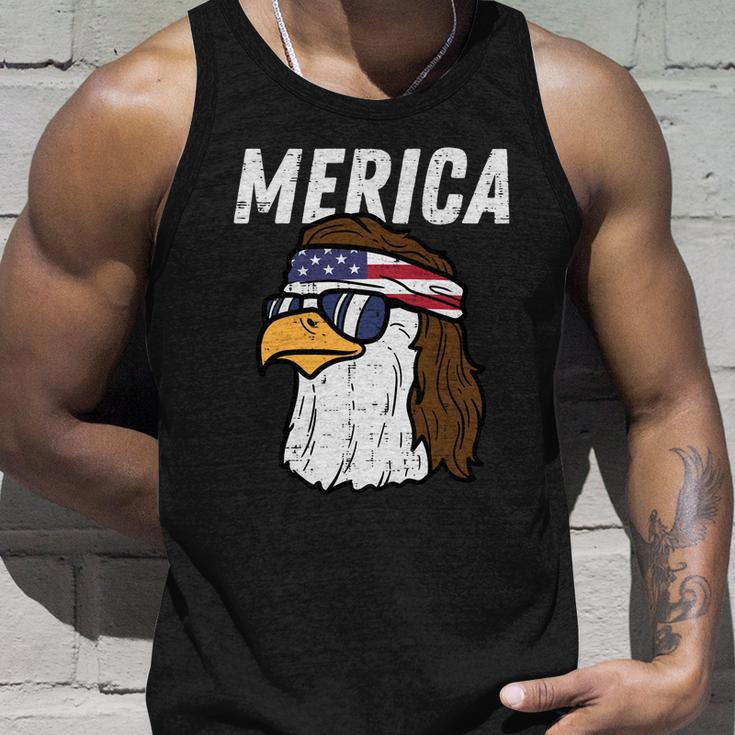 Merica Bald Eagle Mullet Sunglasses Fourth July 4Th Patriot Cool Gift V2 Unisex Tank Top Gifts for Him