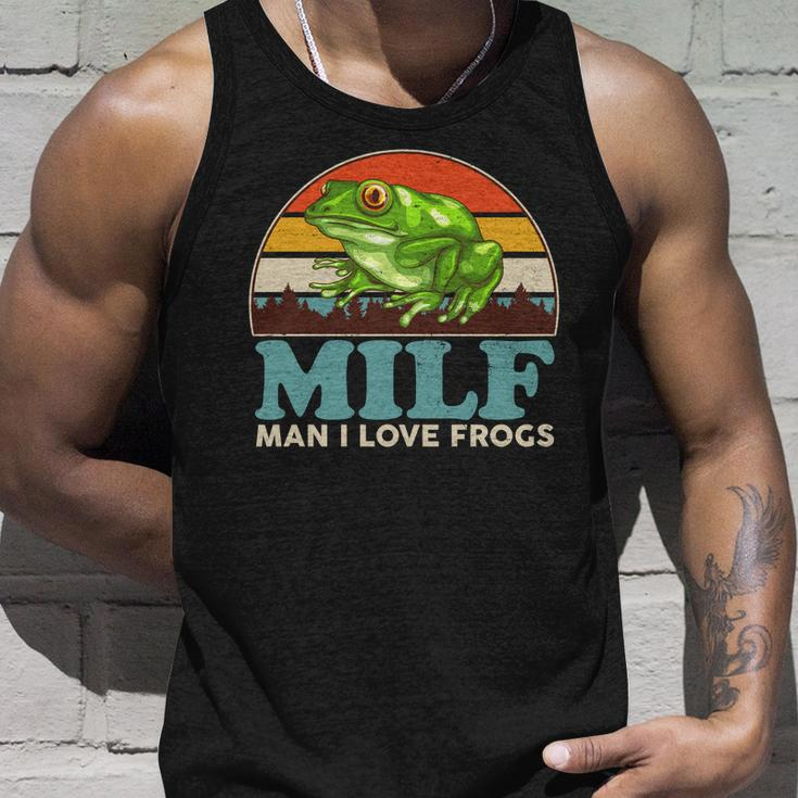 Milf Man I Love Frogs Tshirt Unisex Tank Top Gifts for Him