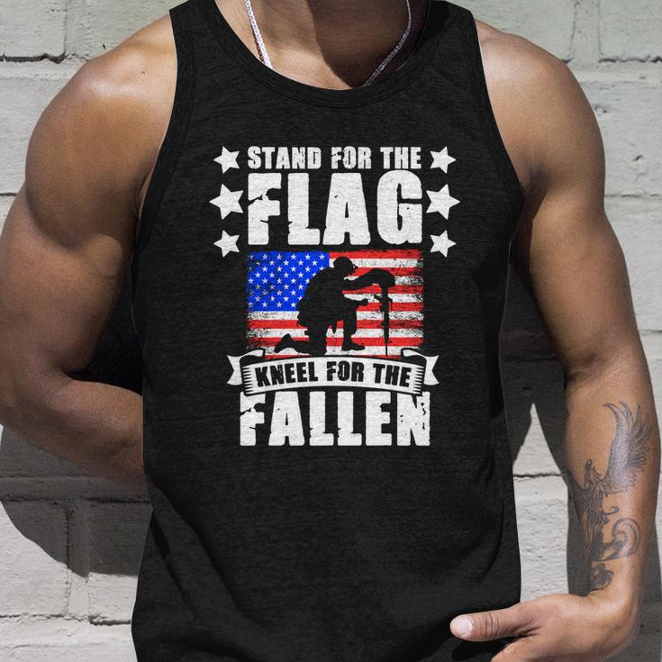 Military American Flag Soldier Veteran Day Memorial Day Gift Unisex Tank Top Gifts for Him