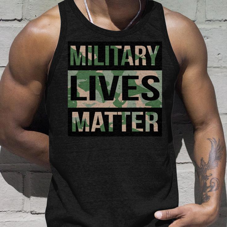 Military Lives Matter Unisex Tank Top Gifts for Him