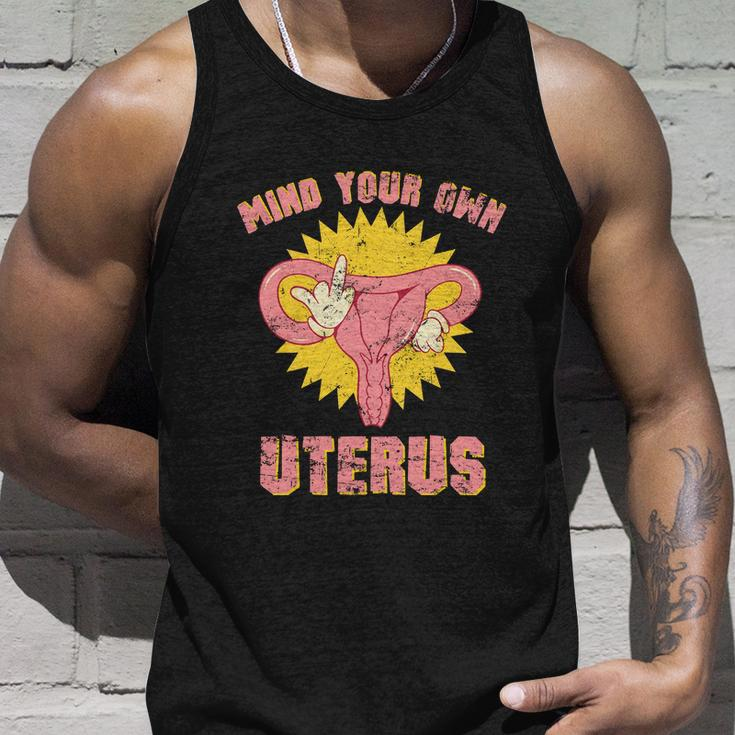 Mind Your Own Uterus Pro Choice Feminist Womens Rights Tee Unisex Tank Top Gifts for Him