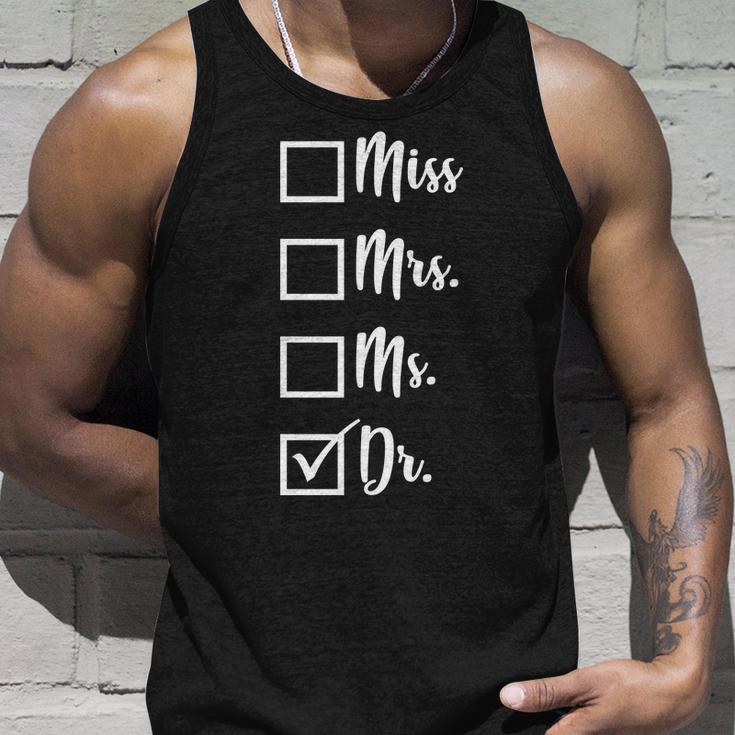 Miss Mrs Ms Dr Unisex Tank Top Gifts for Him