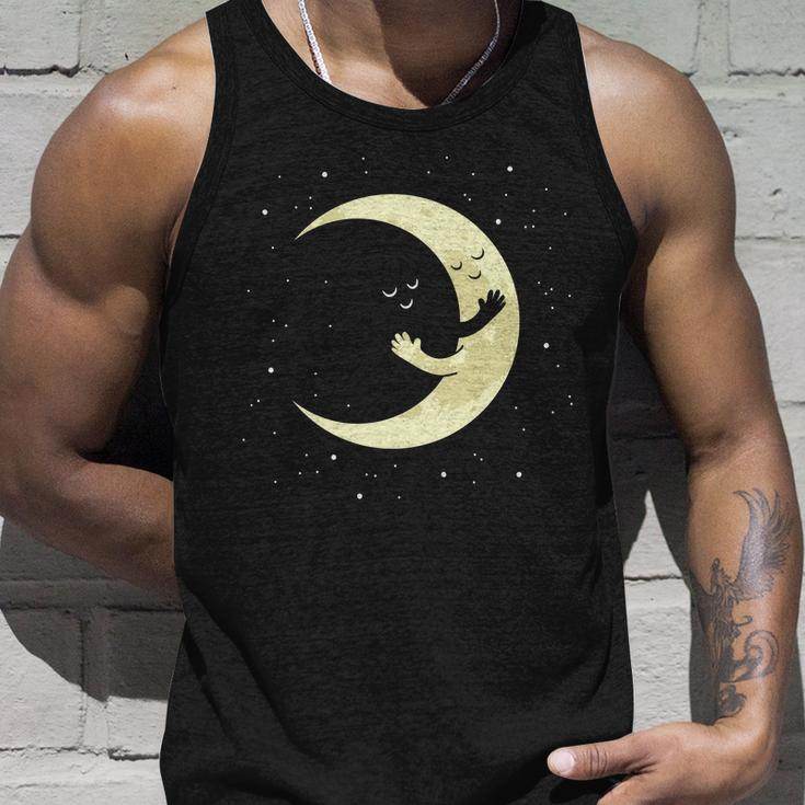 Moon Hug Sky Filled With Stars Unisex Tank Top Gifts for Him
