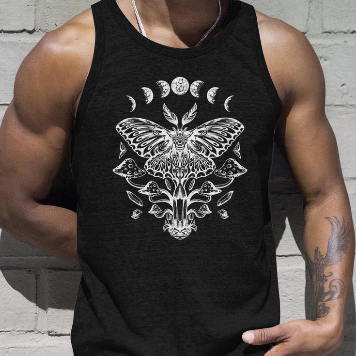 Moon Phases Luna Funny Gift Moth Black Craft Gift Tshirt Unisex Tank Top Gifts for Him