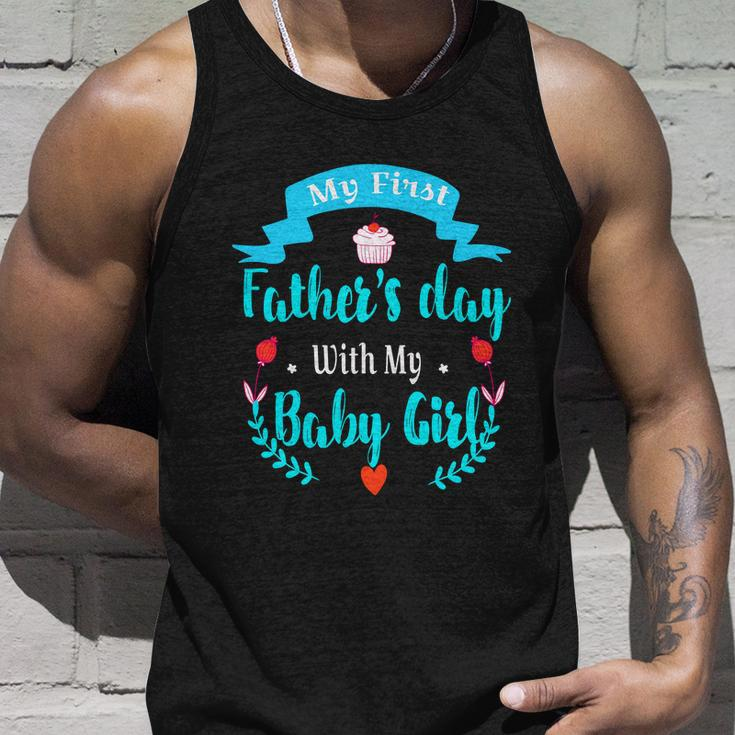 My 1St Fathers Day Baby Girl Unisex Tank Top Gifts for Him