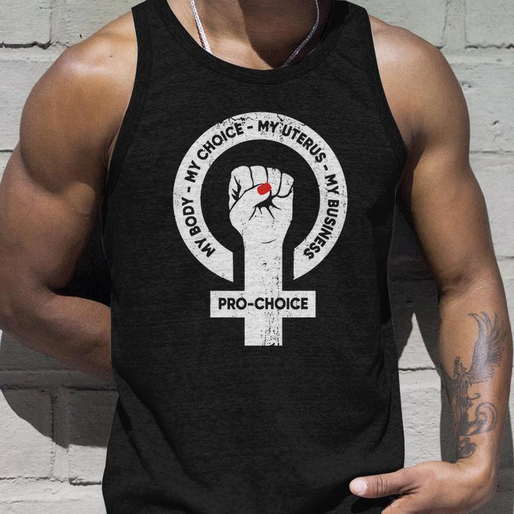 My Body Choice Uterus Business Feminist Unisex Tank Top Gifts for Him