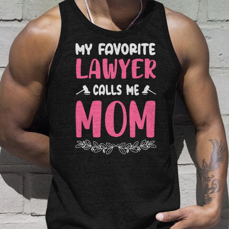 My Favorite Lawyer Calls Me Mom Mothers Day Unisex Tank Top Gifts for Him