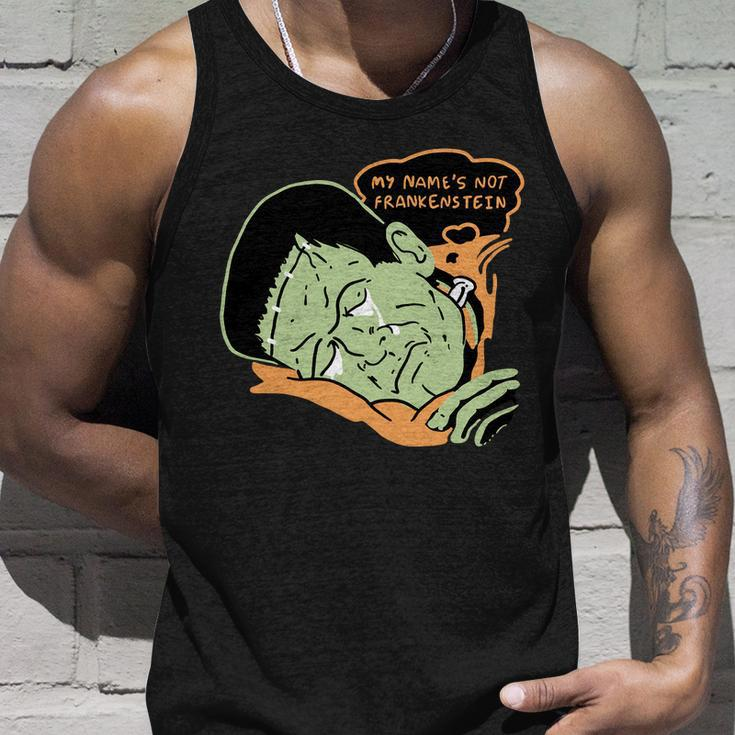 My Name Is Not Frankenstein Unisex Tank Top Gifts for Him