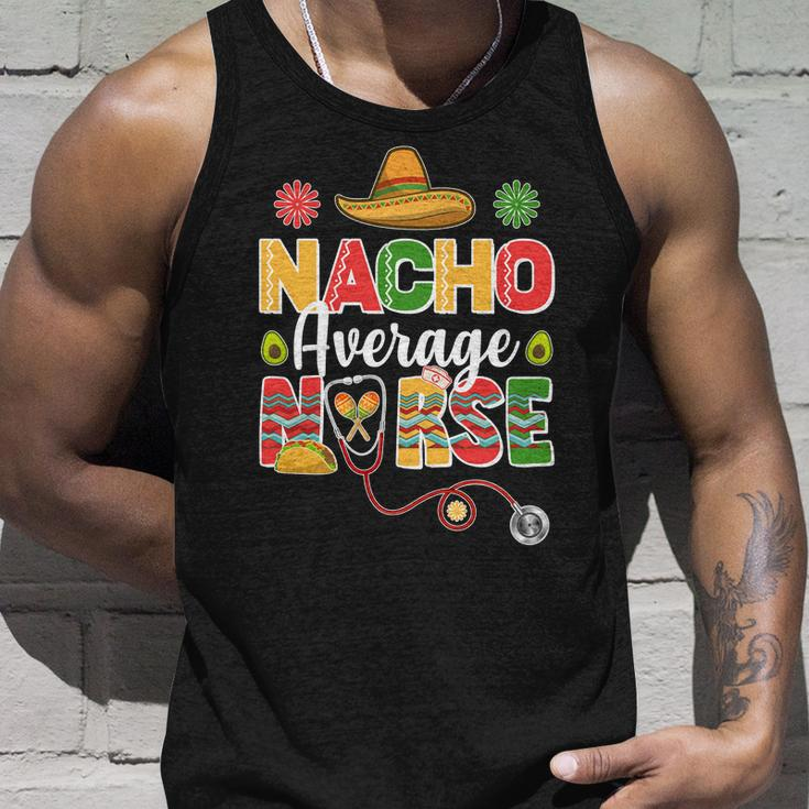 Nacho Average Nurse Cinco De Mayo Unisex Tank Top Gifts for Him