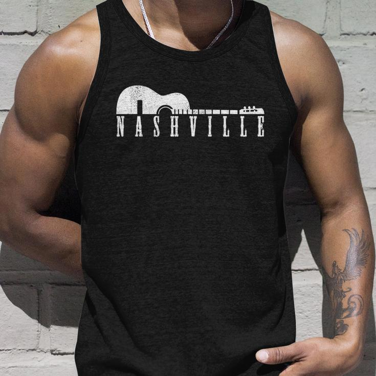 Nashville Tennessee Country Music City Guitar Gift Cute Gift Unisex Tank Top Gifts for Him