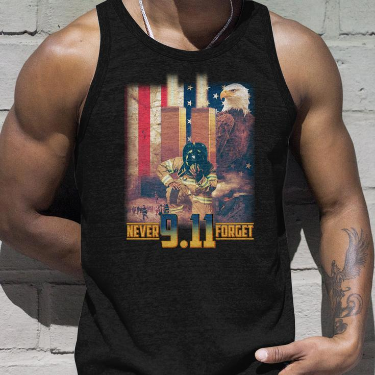Never Forget 9 11 September 11 Memorial New York City Firefighter Tshirt Unisex Tank Top Gifts for Him