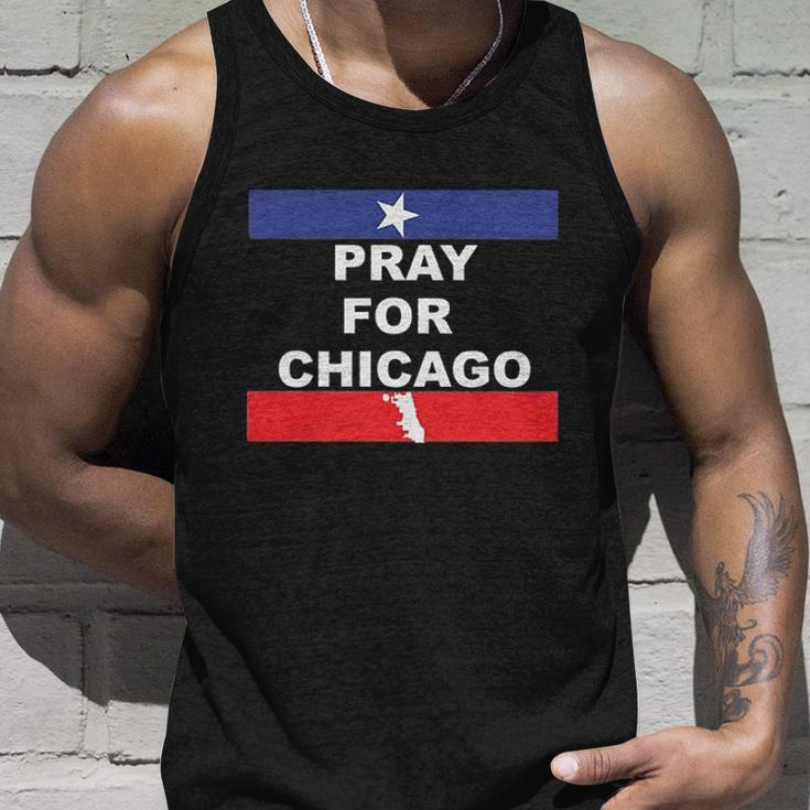 Nice Pray For Chicago Chicao Shooting Unisex Tank Top Gifts for Him