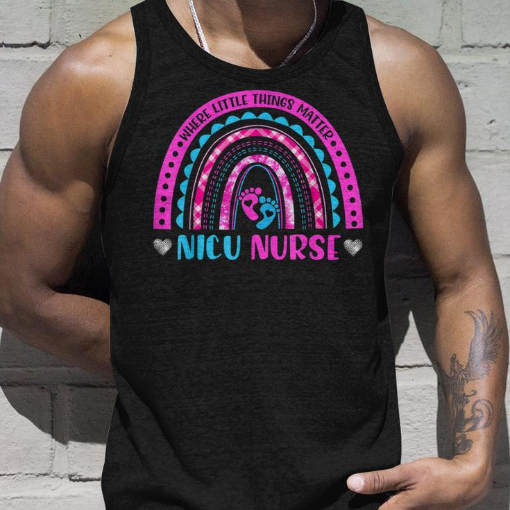Nicu Nurse Neonatal Nurse Labor And Delivery Leopard Rainbow V3 Unisex Tank Top Gifts for Him