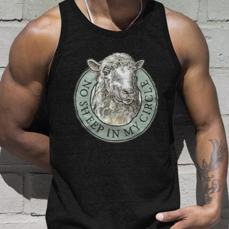 No Sheep In My Circle Unisex Tank Top Gifts for Him