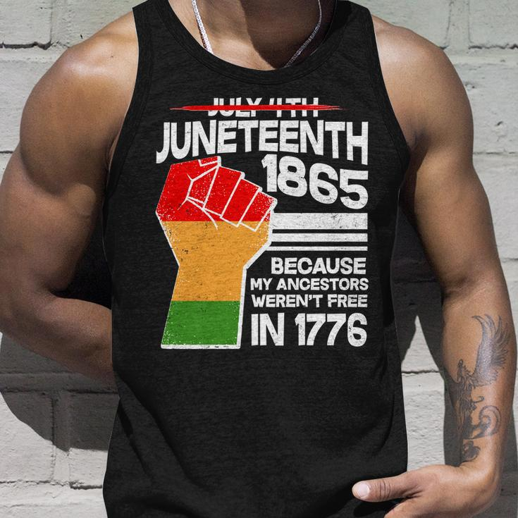 Not July 4Th Juneteenth Unisex Tank Top Gifts for Him