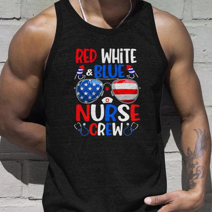 Nurse Crew Sunglasses For 4Th Of July Unisex Tank Top Gifts for Him