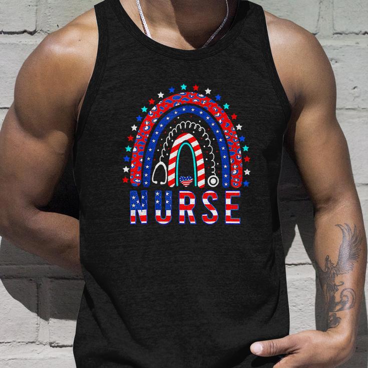 Nurse Stethoscope Memorial Day 4Th Of July Unisex Tank Top Gifts for Him