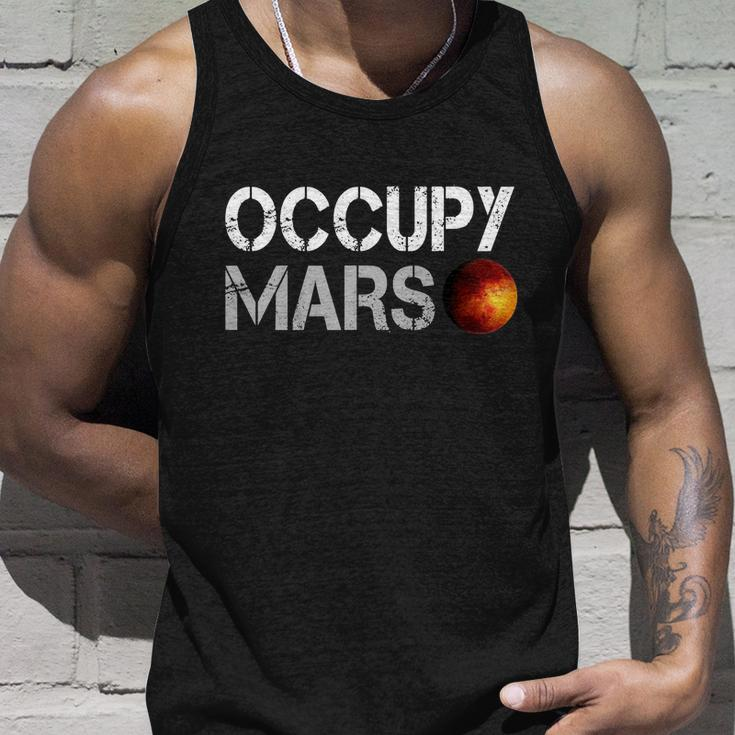 Occupy Mars V2 Unisex Tank Top Gifts for Him