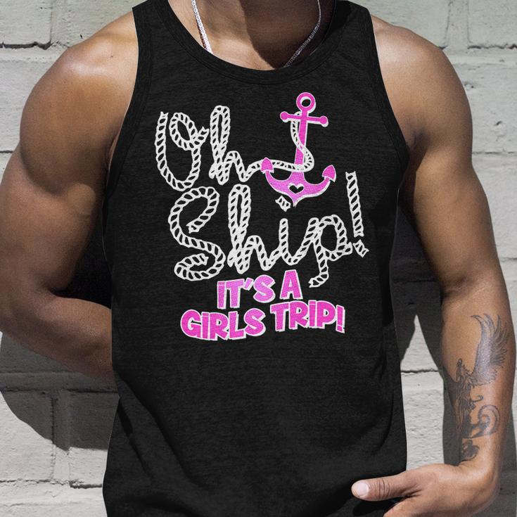 Oh Ship Its A Girls Trip Tshirt Unisex Tank Top Gifts for Him