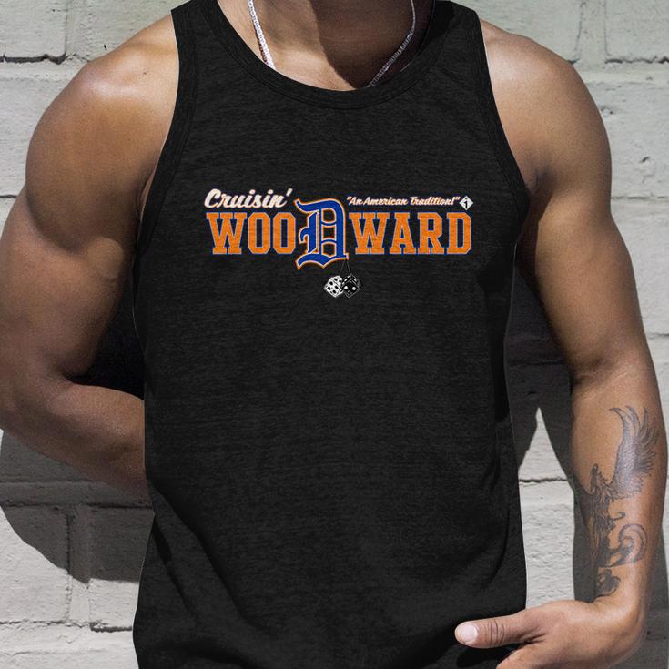 Old English D Cruisin Woodward M1 Unisex Tank Top Gifts for Him