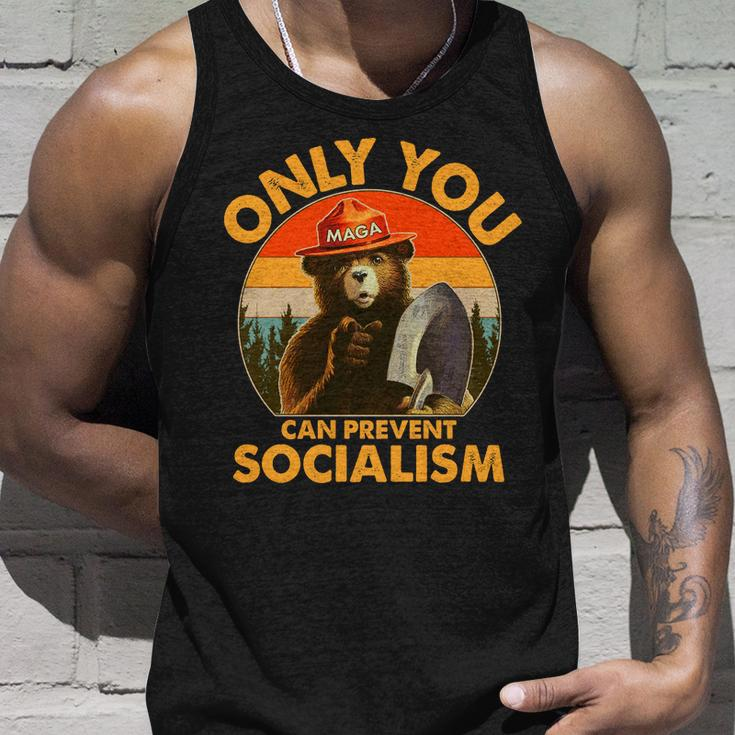 Only You Can Prevent Socialism Vintage Tshirt Unisex Tank Top Gifts for Him