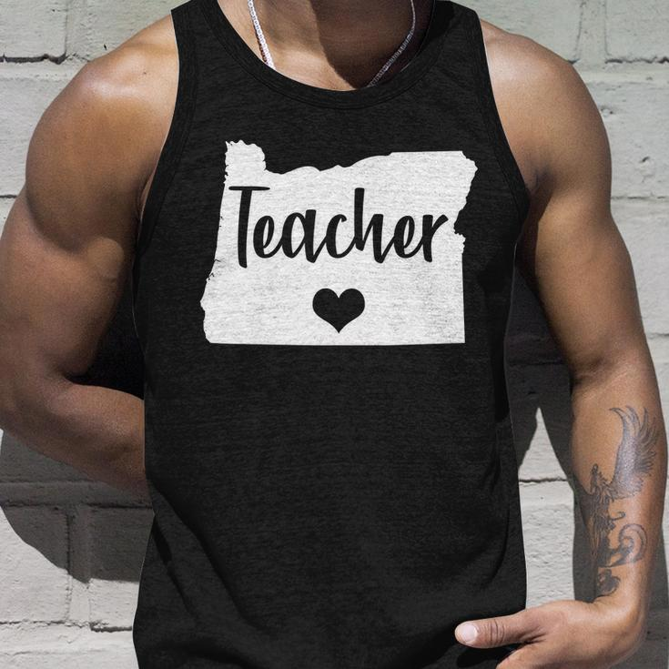 Oregon Teacher Red For Ed Unisex Tank Top Gifts for Him