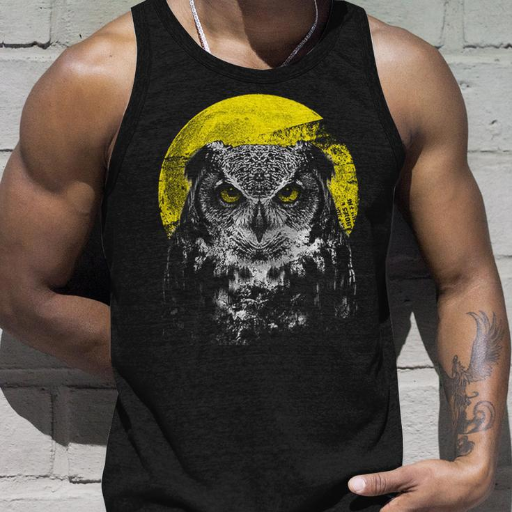 Owl Moon Light Tshirt Unisex Tank Top Gifts for Him