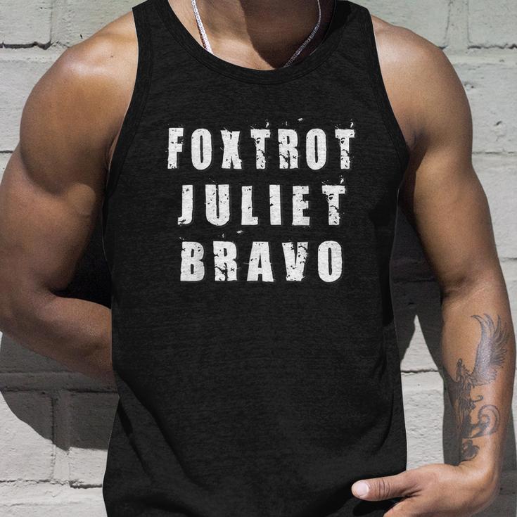 Patriotic Foxtrot Juliet Bravo Sarcastic Great America Usa Tshirt Unisex Tank Top Gifts for Him