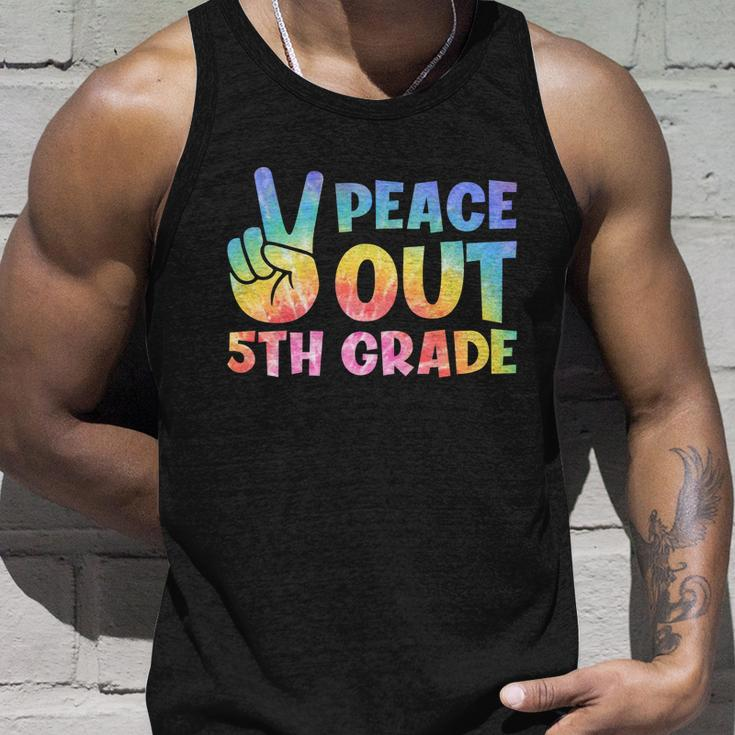 Peace Out 5Th Grade 2022 Graduate Happy Last Day Of School Funny Gift Unisex Tank Top Gifts for Him