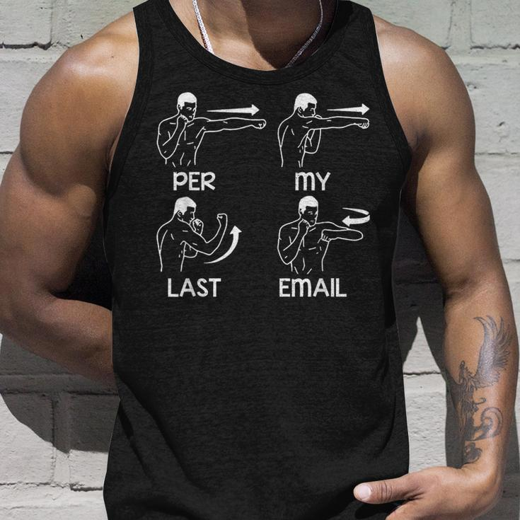 Per My Last Email Funny Men Costumed Men Women Tank Top Graphic Print Unisex Gifts for Him