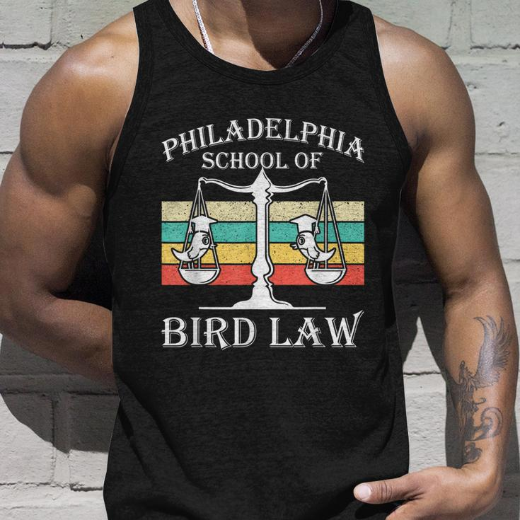 Philadelphia School Of Bird Law Vintage Bird Lover Graphic Design Printed Casual Daily Basic Unisex Tank Top Gifts for Him