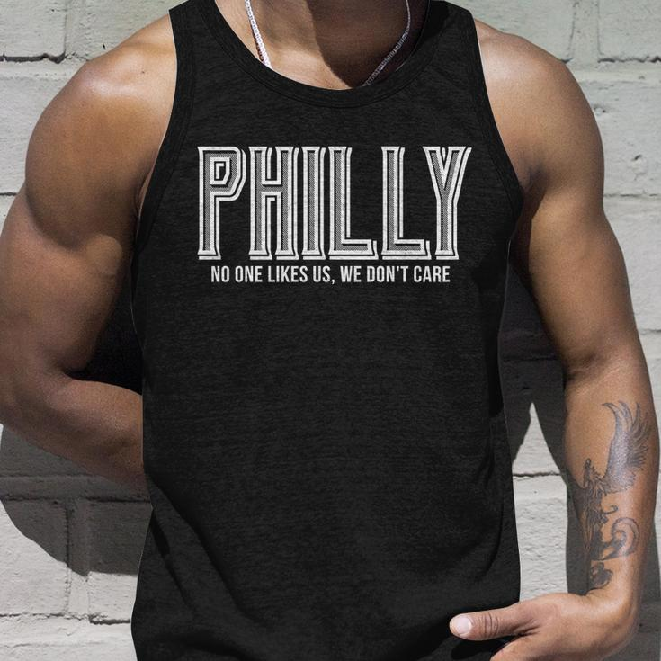 Philly Fan No One Likes Us We Dont Care Unisex Tank Top Gifts for Him