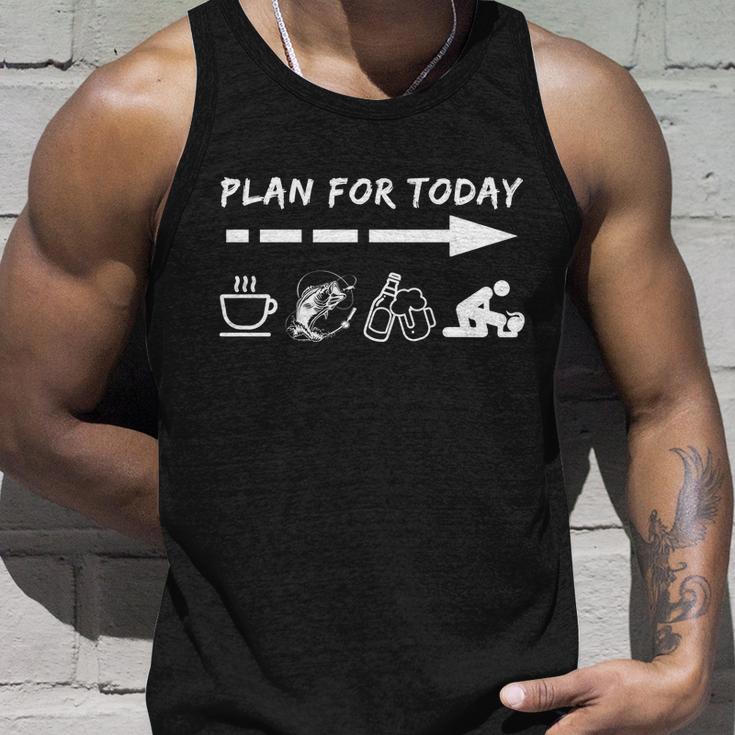 Plan For Today Coffee Fishing Beer Sex Tshirt Unisex Tank Top Gifts for Him