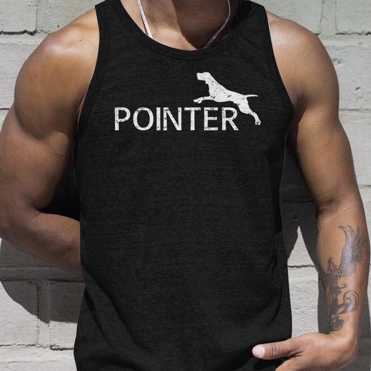 Pointer Dog Jumping Unisex Tank Top Gifts for Him