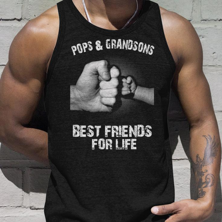 Pops & Grandsons - Best Friends Unisex Tank Top Gifts for Him