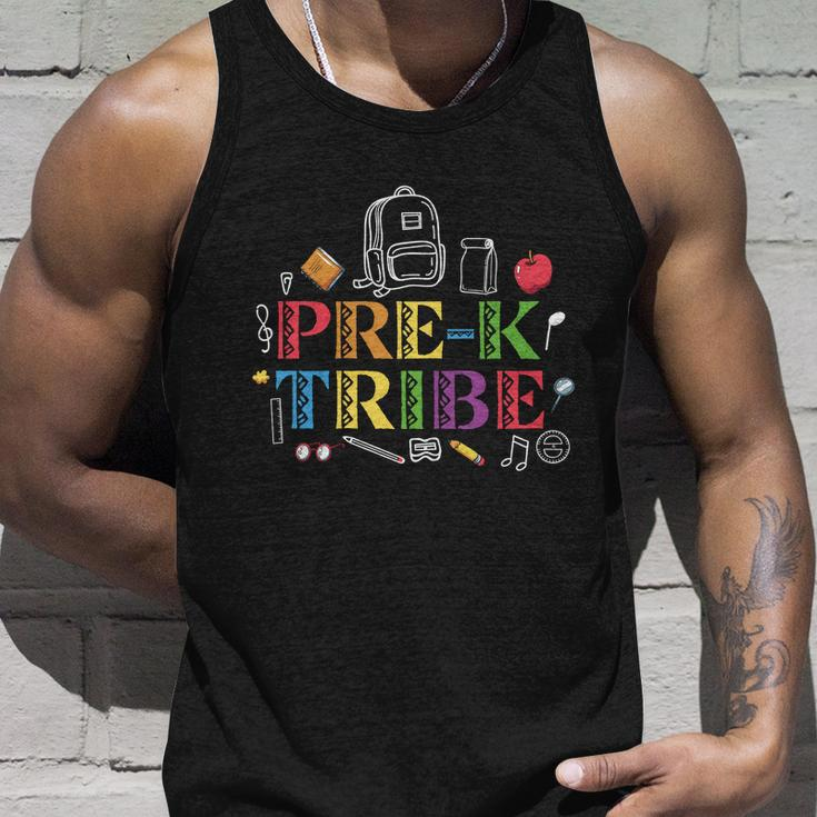 Pre Kindergarten Tribe Back To School First Day Of School Unisex Tank Top Gifts for Him