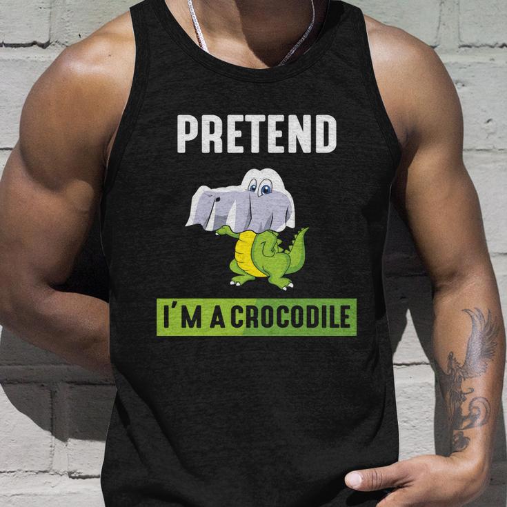 Pretend Im A Crocodile Halloween Quote Unisex Tank Top Gifts for Him