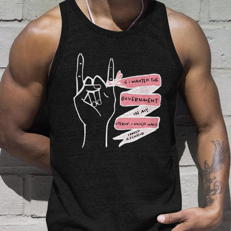 Pro Choice If I Wanted The Government In My Uterus Reproductive Rights V3 Unisex Tank Top Gifts for Him