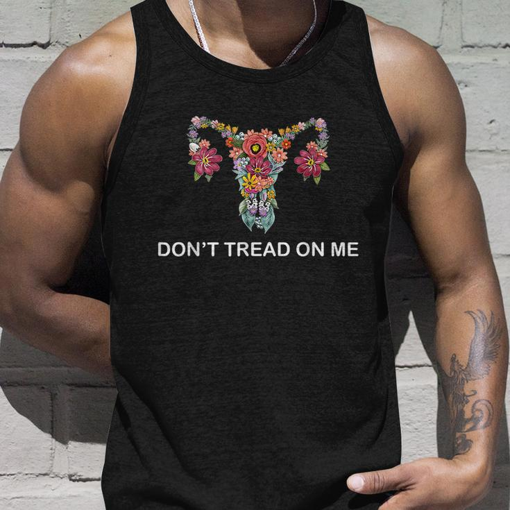 Pro Choice Pro Abortion Don’T Tread On Me Uterus Gift Unisex Tank Top Gifts for Him