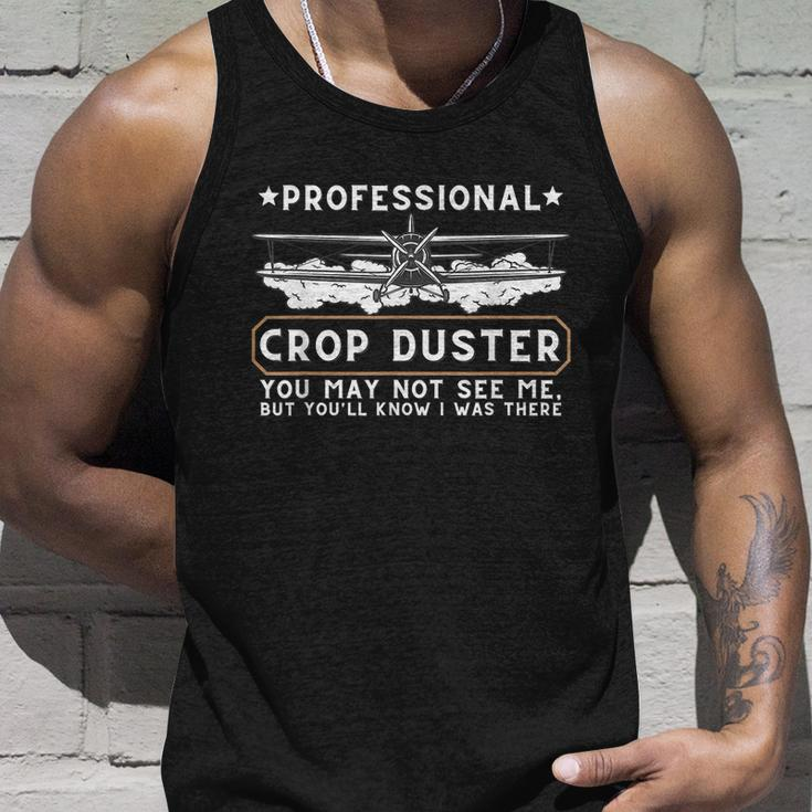 Professional Crop Duster Adult Humor Sarcastic Farting Joke Tshirt Unisex Tank Top Gifts for Him