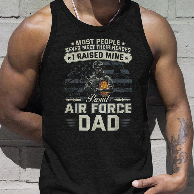 Proud Air Force Dad I Raised Mine Unisex Tank Top Gifts for Him