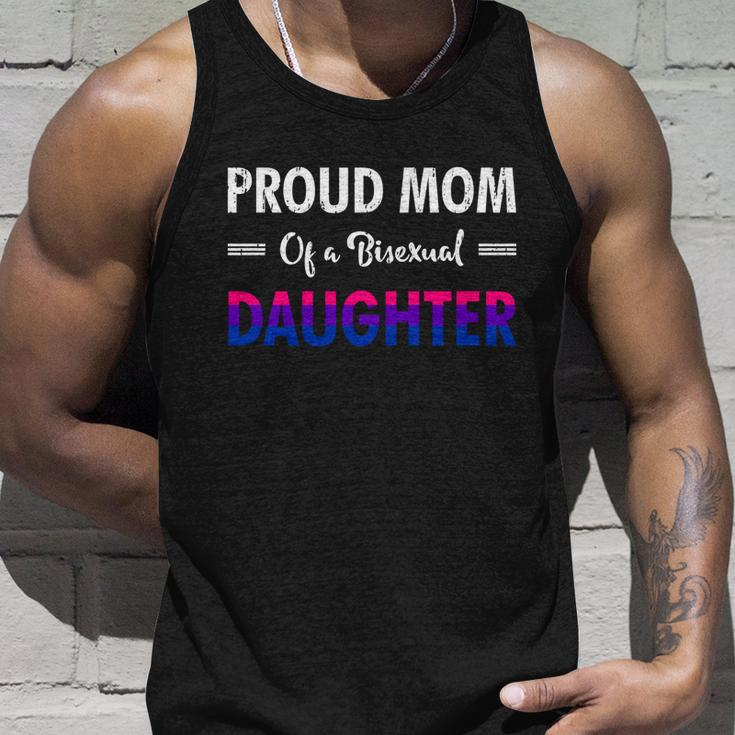 Proud Mom Of A Bisexual Daughter Lgbtq Pride Mothers Day Gift V2 Unisex Tank Top Gifts for Him