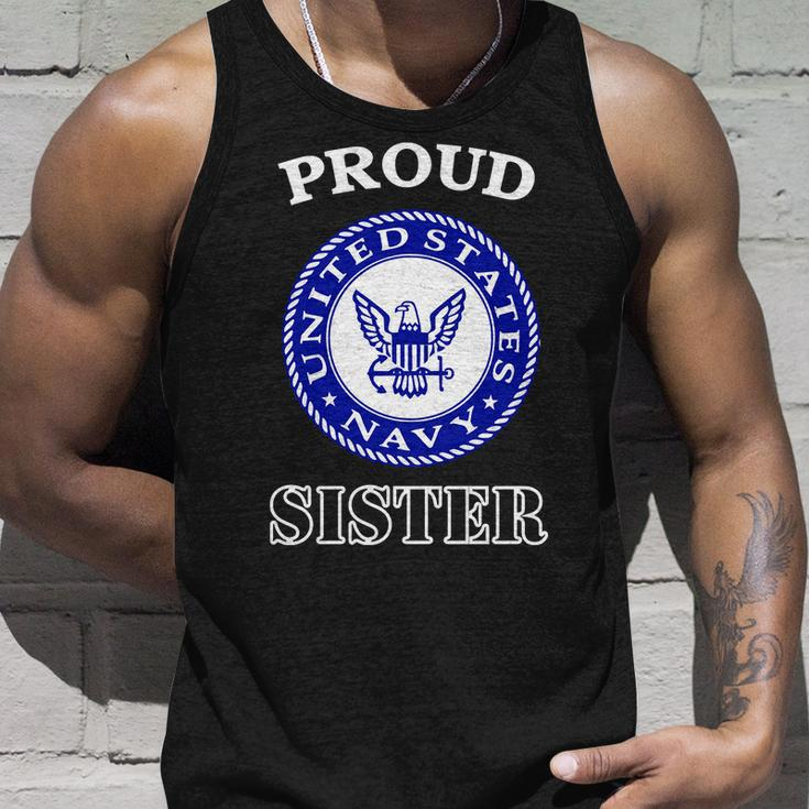 Proud United States Navy Sister Unisex Tank Top Gifts for Him