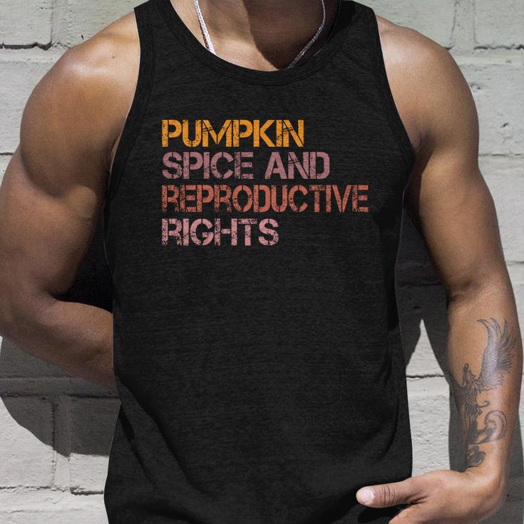 Pumpkin Spice And Reproductive Rights Gift Pro Choice Feminist Gift Unisex Tank Top Gifts for Him