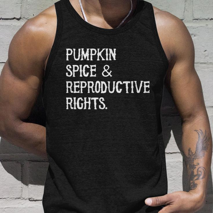 Pumpkin Spice Reproductive Rights Feminist Rights Gift V2 Unisex Tank Top Gifts for Him