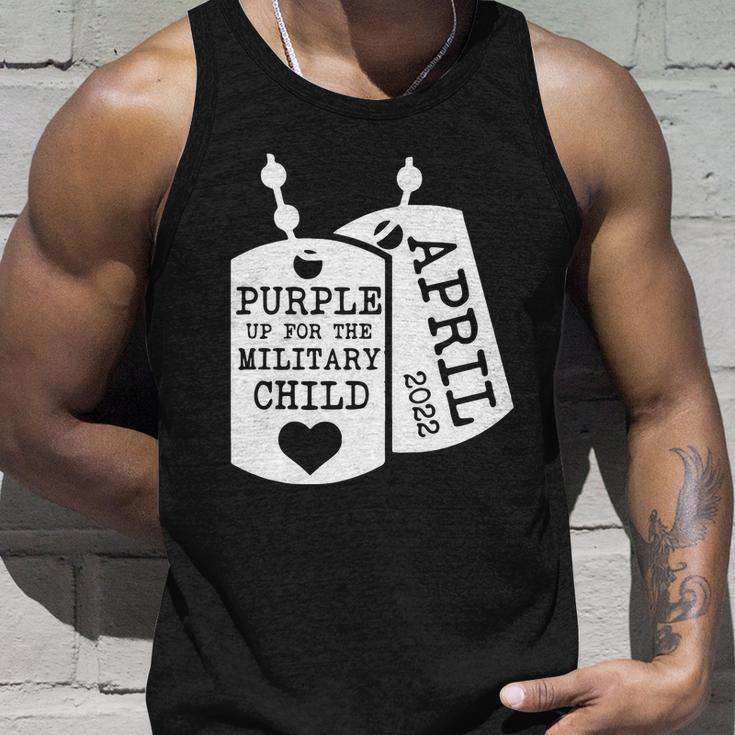 Purple Up For Military Children April 2022 Tshirt Unisex Tank Top Gifts for Him