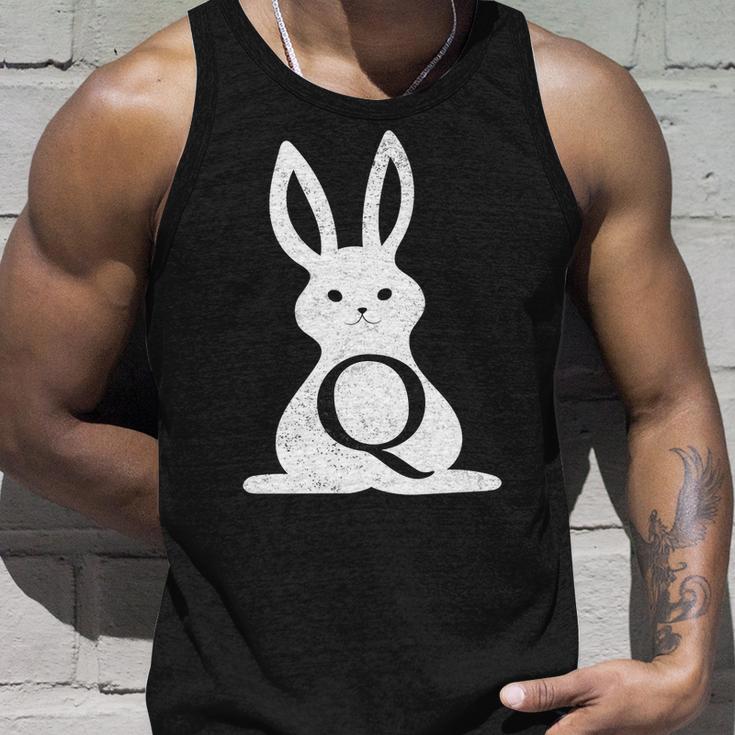 Q Anon Bunny Qanon Unisex Tank Top Gifts for Him